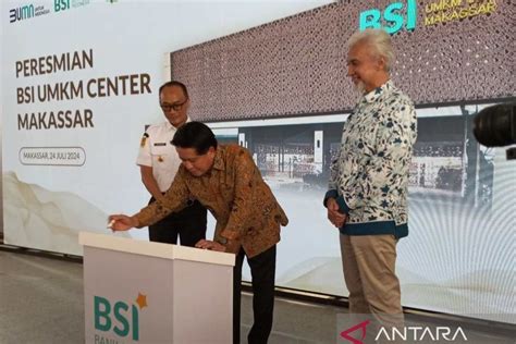 Bsi Meresmikan Umkm Center Keempat Di Makassar Perkuat Indonesia Timur