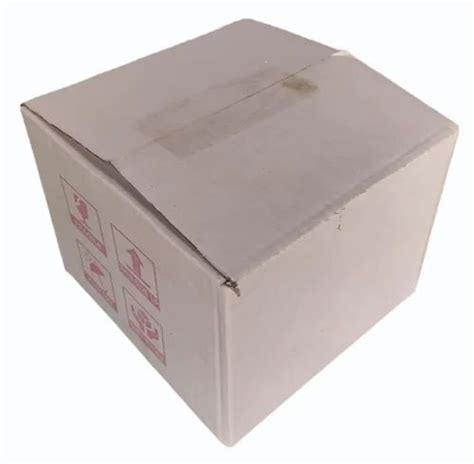 Single Wall 3 Ply 195 Gsm Corrugated Printed Packaging Box 15 Kg At Rs