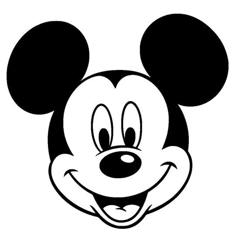 Fichier Vectoriel Mickey Mouse Svg Gratuit Pour La D Coupe Laser