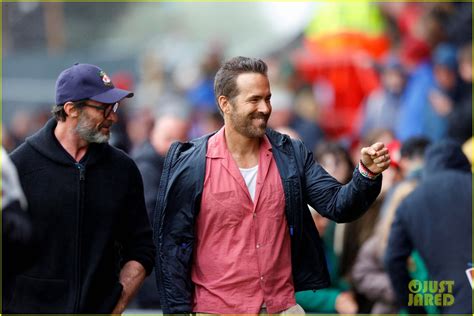 Hugh Jackman Supports Ryan Reynolds Soccer Team During Pause On Deadpool 3 Production Photo