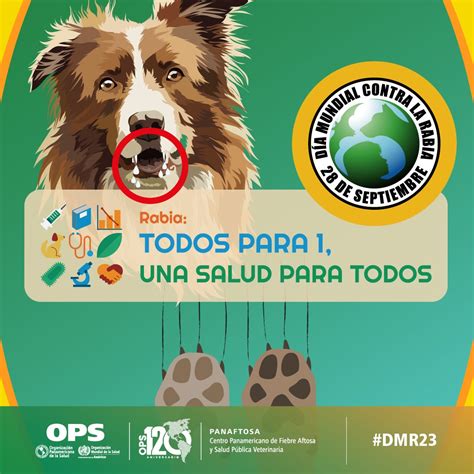 Día Mundial Contra la Rabia 2023 OPS OMS Organización Panamericana