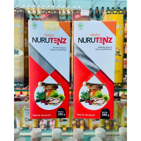 Jual MADU NURUTENZ OBAT HERBAL UNTUK HIPERTENSI DARAH TINGGI ISI