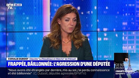 Coralie Dubost S Exprime Sur Bfmtv Apr S Avoir T Agress E Puis