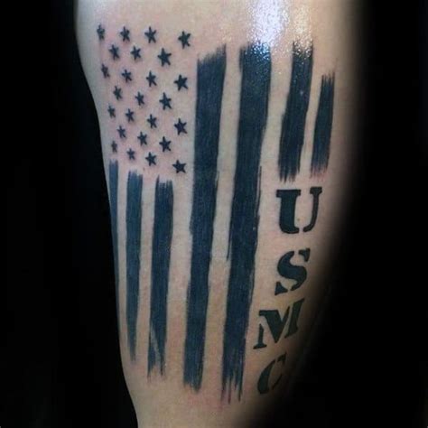 Usmc Tattoo Letters