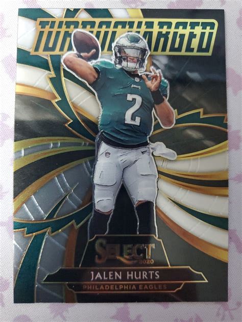 2020 Panini Select Jalen Hurts RC Turbocharged T25 EBay