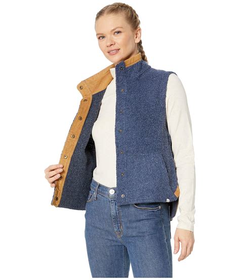 Toad Co Wool Sheridan Sherpa Vest Grey Heather Women S Vest In Blue