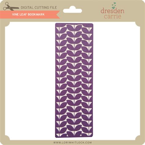 Leaf Motif Bookmark Lori Whitlocks Svg Shop