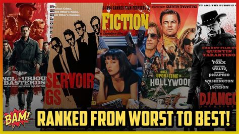 All 9 Quentin Tarantino Movies Ranked From Worst To Best 2022 YouTube