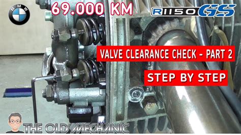 Bmwr Gs Part Valve Clearance Check And Adjustment Sparkplug