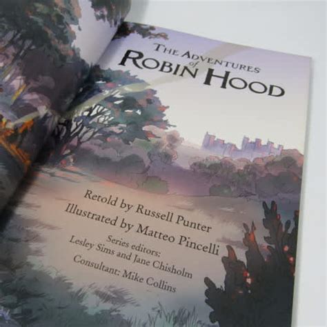 Graphic Novels The Adventures Of Robin Hood Graphic Novel Russel