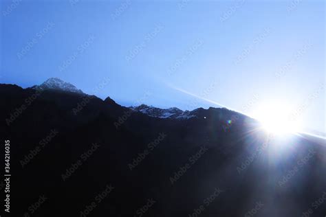 Sunrise from Kheerganaga peak, Himachal, India Stock Photo | Adobe Stock