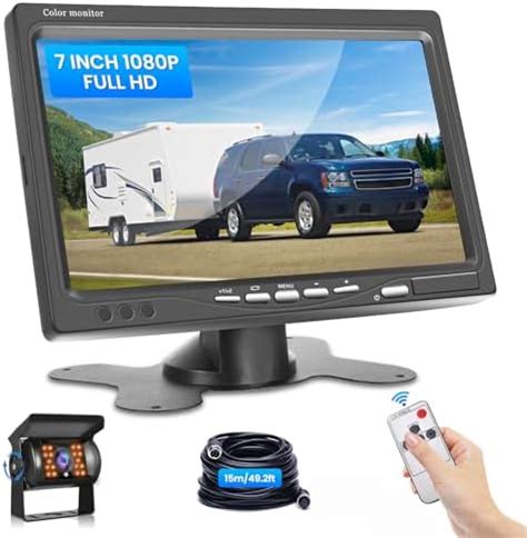 Cam Ras De Recul Podofo Avec De Moniteur Hd Pouces Tanche Ip