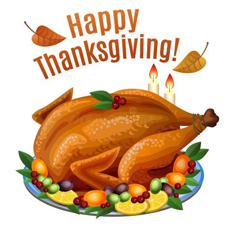 Thanksgiving Turkey Feast Clipart