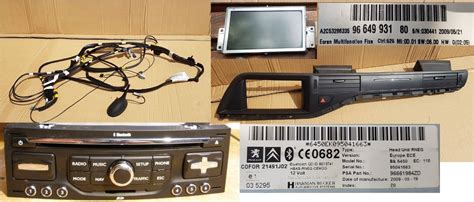 Autoradio Citroen C Rneg Navigation Radio Bluetooth Kit Set Ebay