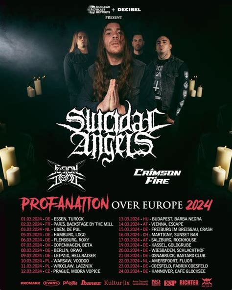 Nuclear Blast Records E Decibel Apesentam Suicidal Angels Em Berlin