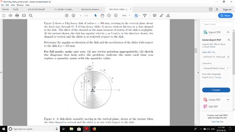 MECH242 HINAL 20185 2 Pdt Adobe Acrobat Header D Chegg