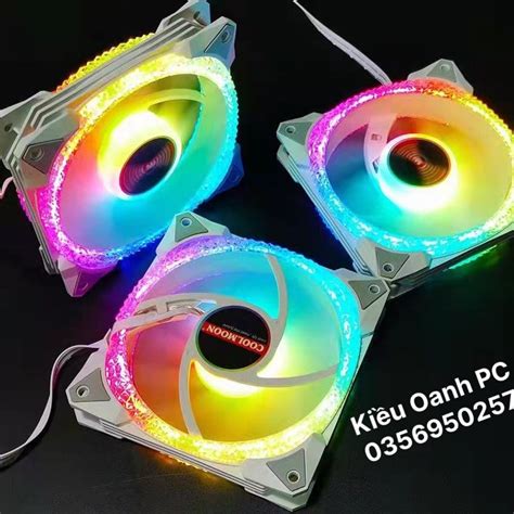 Qu T T N Nhi T Fan Led Rgb Coolmoon S Ng B Hub Shopee Vi T Nam