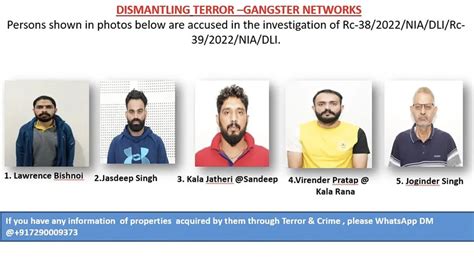 Crackdown On Terror Gangster Network Nia Raids Location In States