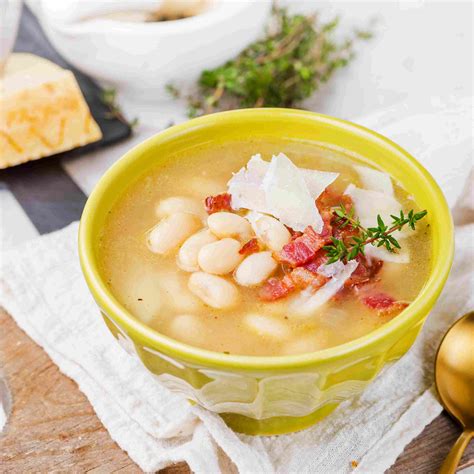 Classic White Bean Soup Recipe With Bacon