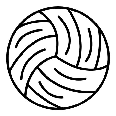 Premium Vector Volleyball Vector Illustration Style