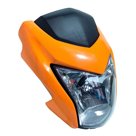 KIT FAROL COMPLETO CARENAGEM HONDA BROS 160 2015 2021 LARANJA