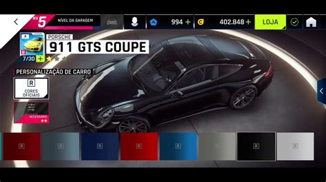 Asphalt 9 Legends Porsche 911 GTS Coupe Gameplay Samsung Galaxy S10