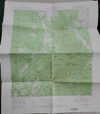 Topographic Map USGS Geological Arizona Iron Springs Quadrangle 1947