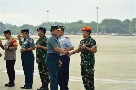 Danwingko Iii Kopasgat Sambut Kedatangan Panglima Tni Kopasgat