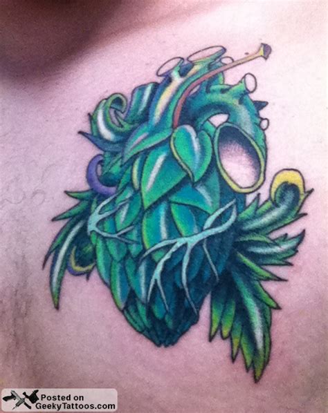 Hop Heart Tattoo GeekyTattoos