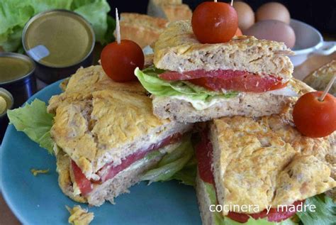 Tortilla de atún rellena muy fácil Cocinera y Madre