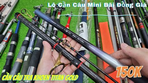 VD179 Cần Câu Mini Nhỏ Gọn Đồng Giá hàng nhật bãi Cần Câu Tra Khoen