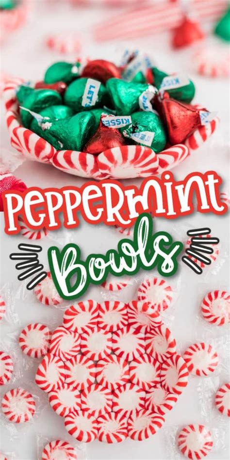 These Diy Peppermint Candy Bowls Are The Perfect Diy Christmas T Made From Peppermint Candy