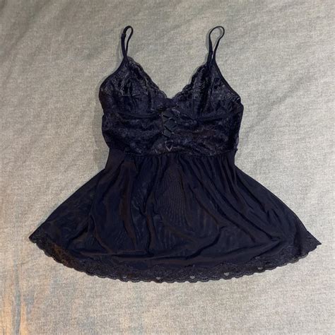 Adorable Lacey Babydoll Lingerie Top No Brand Or Depop