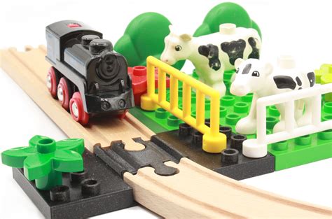 Plaque compatible Duplo Brio Pour Train en Bois – Locorico