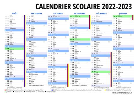 Calendrier Scolaire Imprimer Gratuitement Pdf Xls Mobile