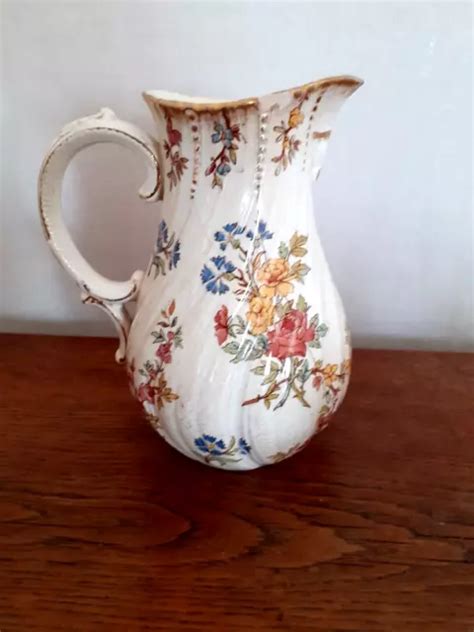 Rare Pichet Pot Lait Ancien De Sarreguemines Eur Picclick Fr