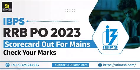 IBPS RRB PO Mains Scorecard 2023 Out Check Mains Marks