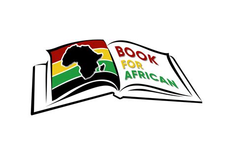 Book Logo And Map Of Africa With Red Yellow Green Background 11336525