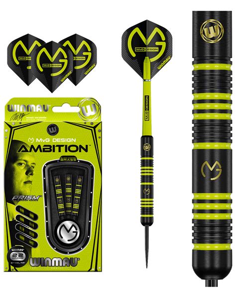 Winmau Mvg Ambition Brass Dart Set 22g Sgs