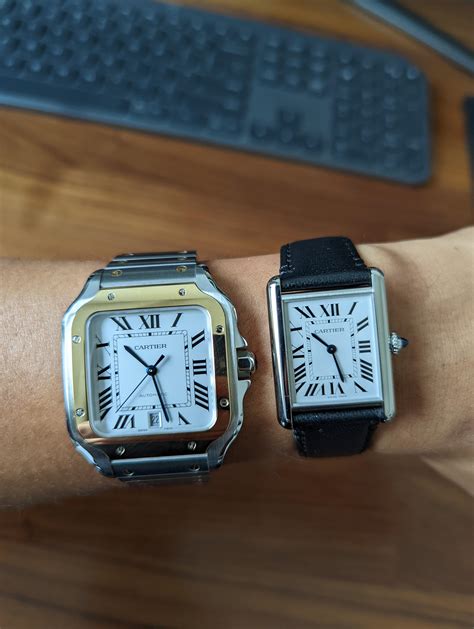 Cartier Tank Solarbeat And Santos Big Boys Rwatches