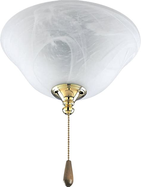 Progress Lighting P2612 10 Two Light Universal Kit With Alabaster Style Glass Bowl Polished