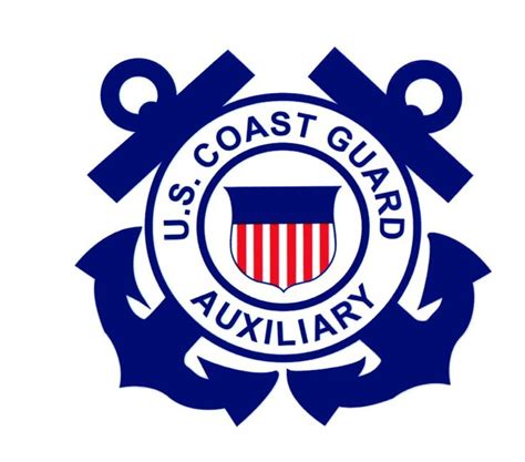 Coast Guard Auxiliary Coast Guard Logo Us Coast Guard