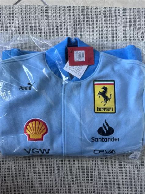 Scuderia Ferrari F Miami Gp Team Varsity Jacket Size L Eur