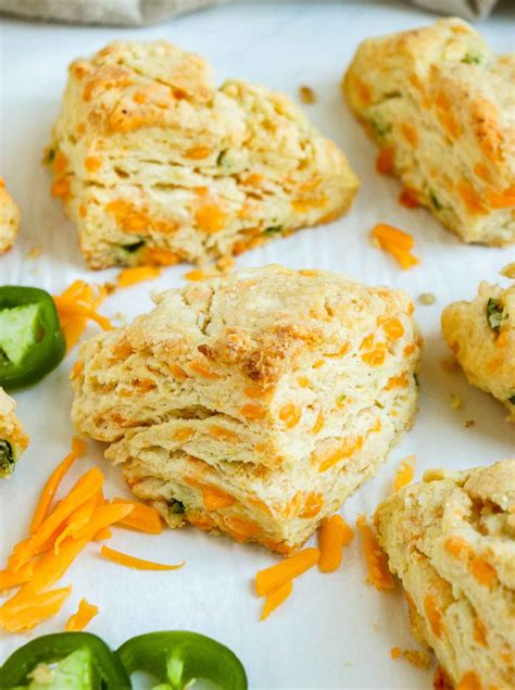 Jalapeño Cheddar Scones Recipe Knead Some Sweets