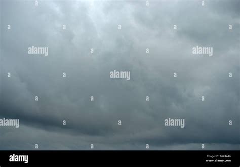 Stunning Dark And Dramatic Cloud Formations In The Sky Before A