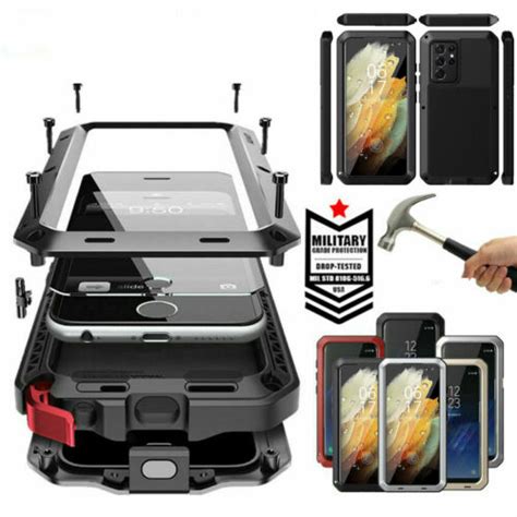 Metal Aluminium Case Cover For Samsung Galaxy S24 S23 S22 S21 Ultra S10 S20 Plus Ebay