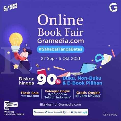 Gramedia Hadirkan Diskon Hingga 90 And Lelang Buku Rp 0 Di Online Book