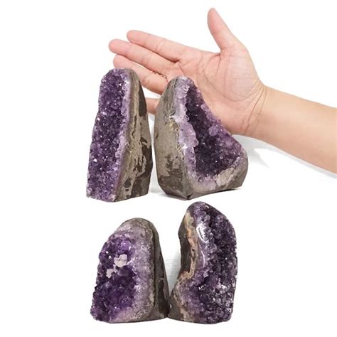 Kg Amethyst Polished Crystal Geode Specimen Set Pieces Dr For