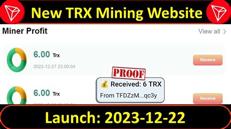 New Trx Mining Site Today New Tron Mining Site 2023 Best Trx Mining