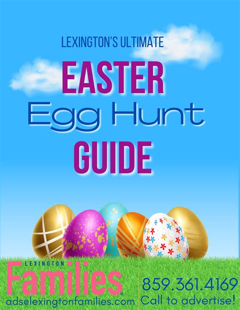 Lexingtons 2024 Easter Egg Hunt Guide Lexington Families Guide